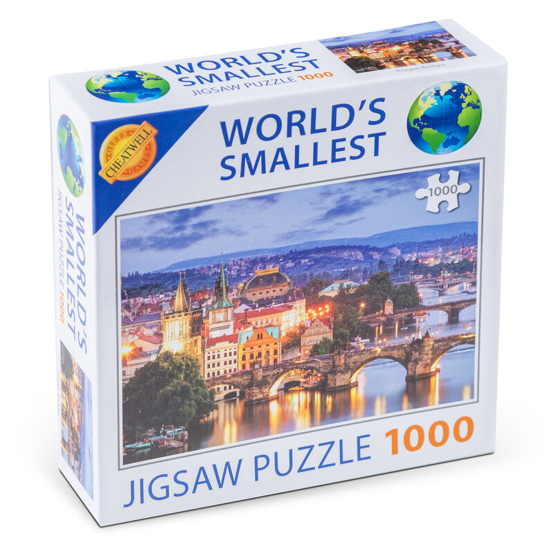 Verdens mindste puslespil med 1000 brikker Prags b thumbnail