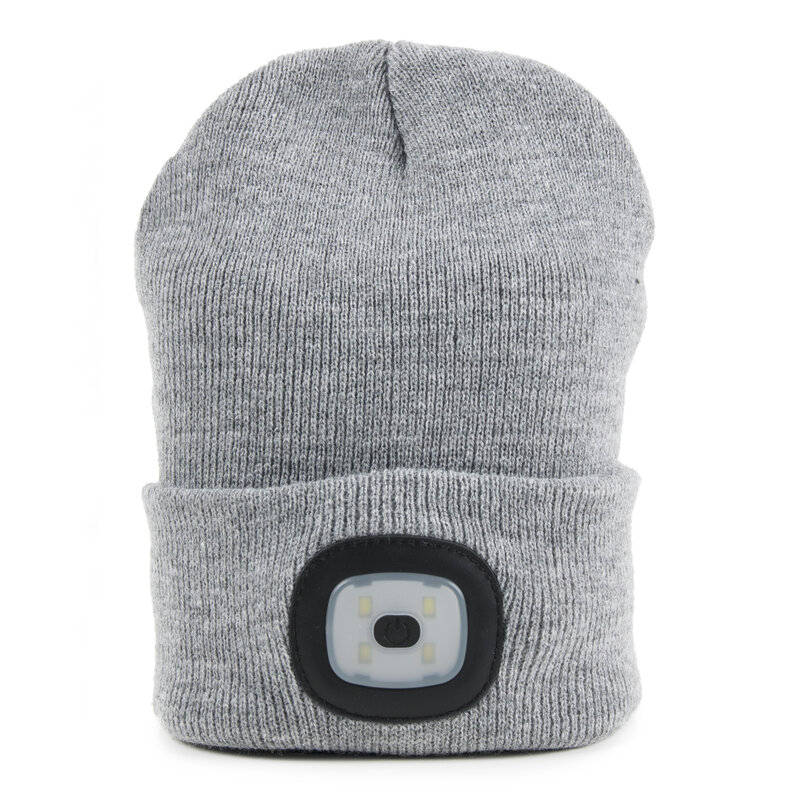 Spralla LED Beanie Hue Lysegrå thumbnail