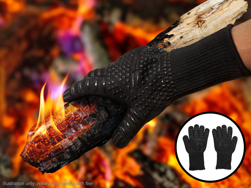 KitchPro® Varmebestandige Grillhandsker thumbnail