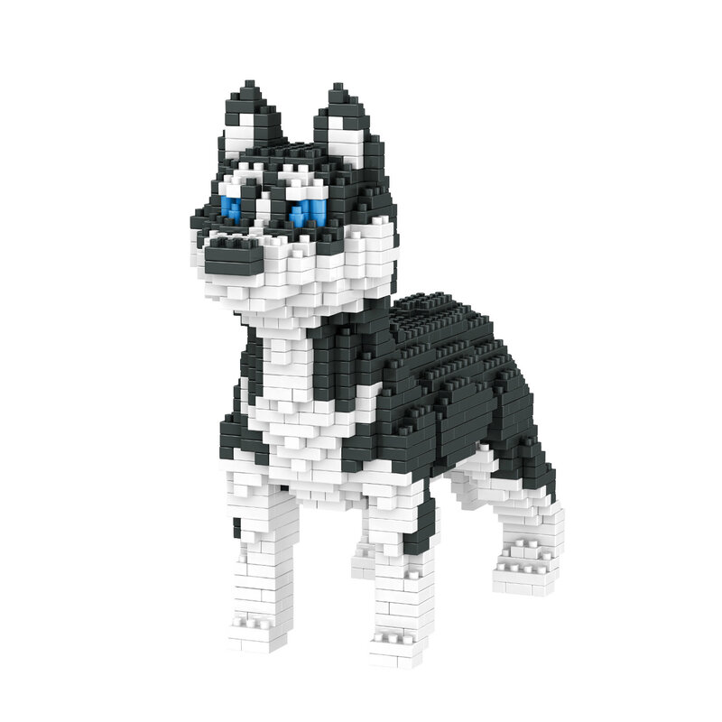 Hundehvalp Mini 3D-byggesæt - Husky thumbnail