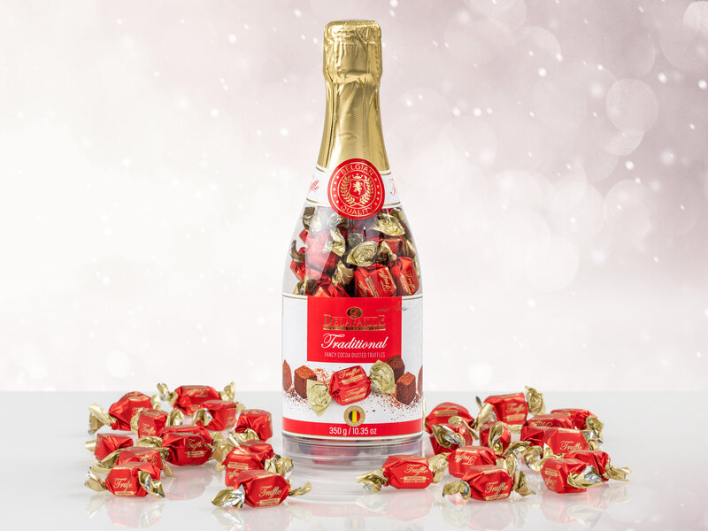 Chokoladetrøffel i Champagneflaske thumbnail