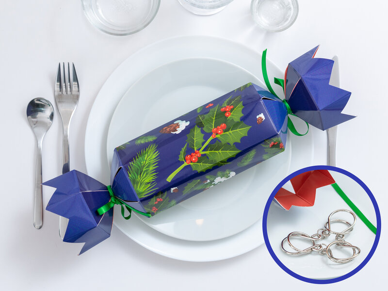 Christmas Crackers med Metalpuslespil 4-pak thumbnail