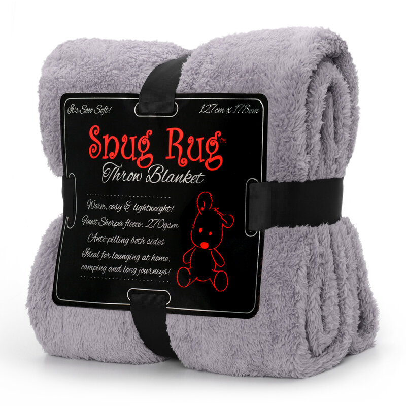 Snug Rug Sherpa-plaid - Lyslilla thumbnail