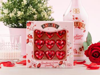 Baileys Strawberries & Cream Chokoladehjerter